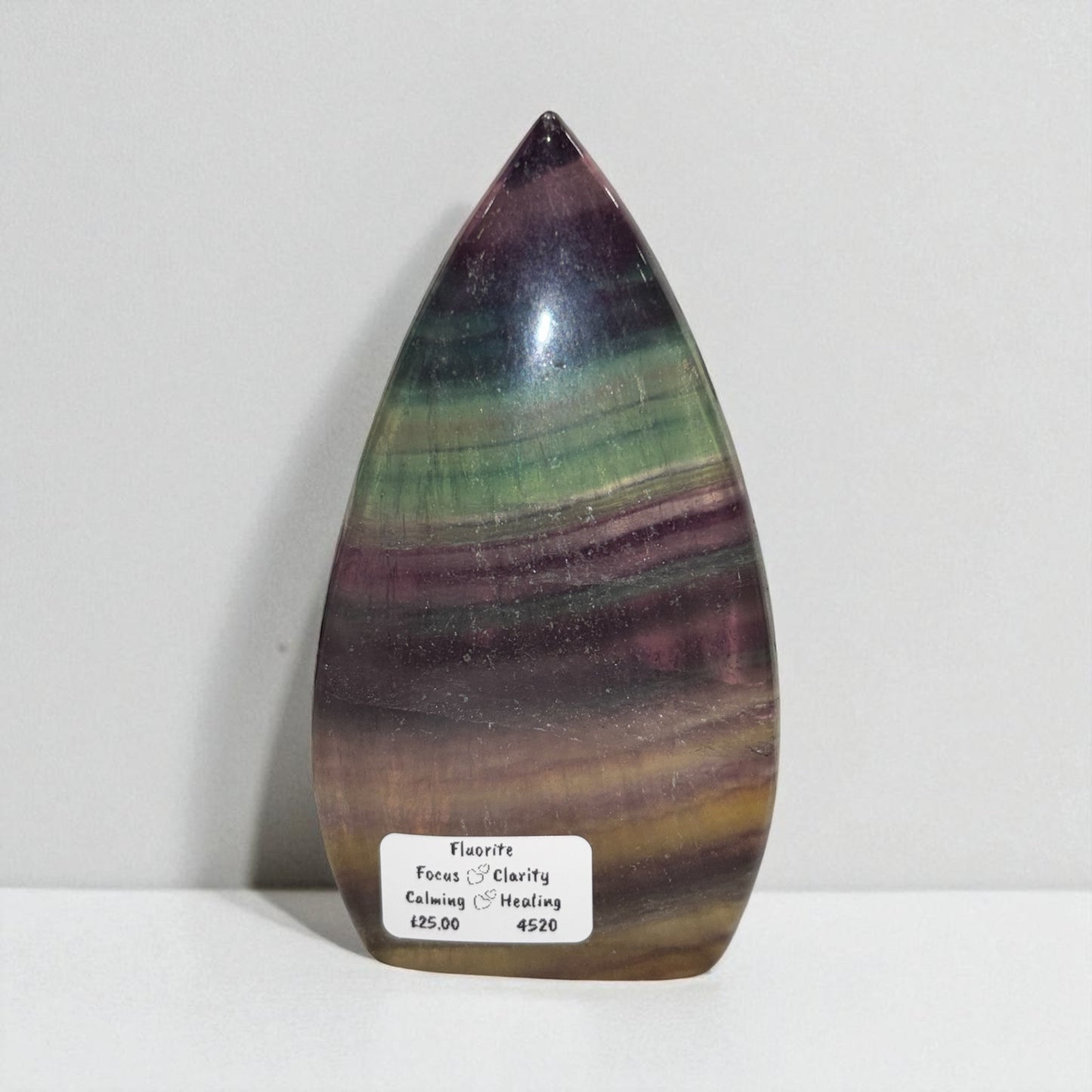 Fluorite teardrop Freeform