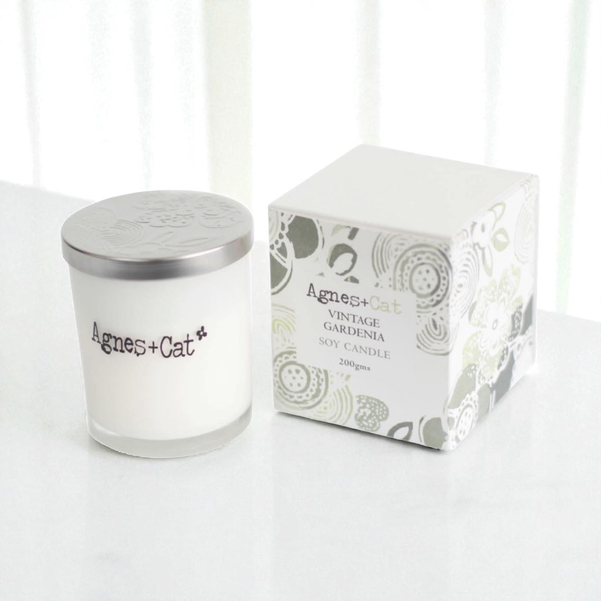 Agnes + Cat Vintage Gardenia Votive candle