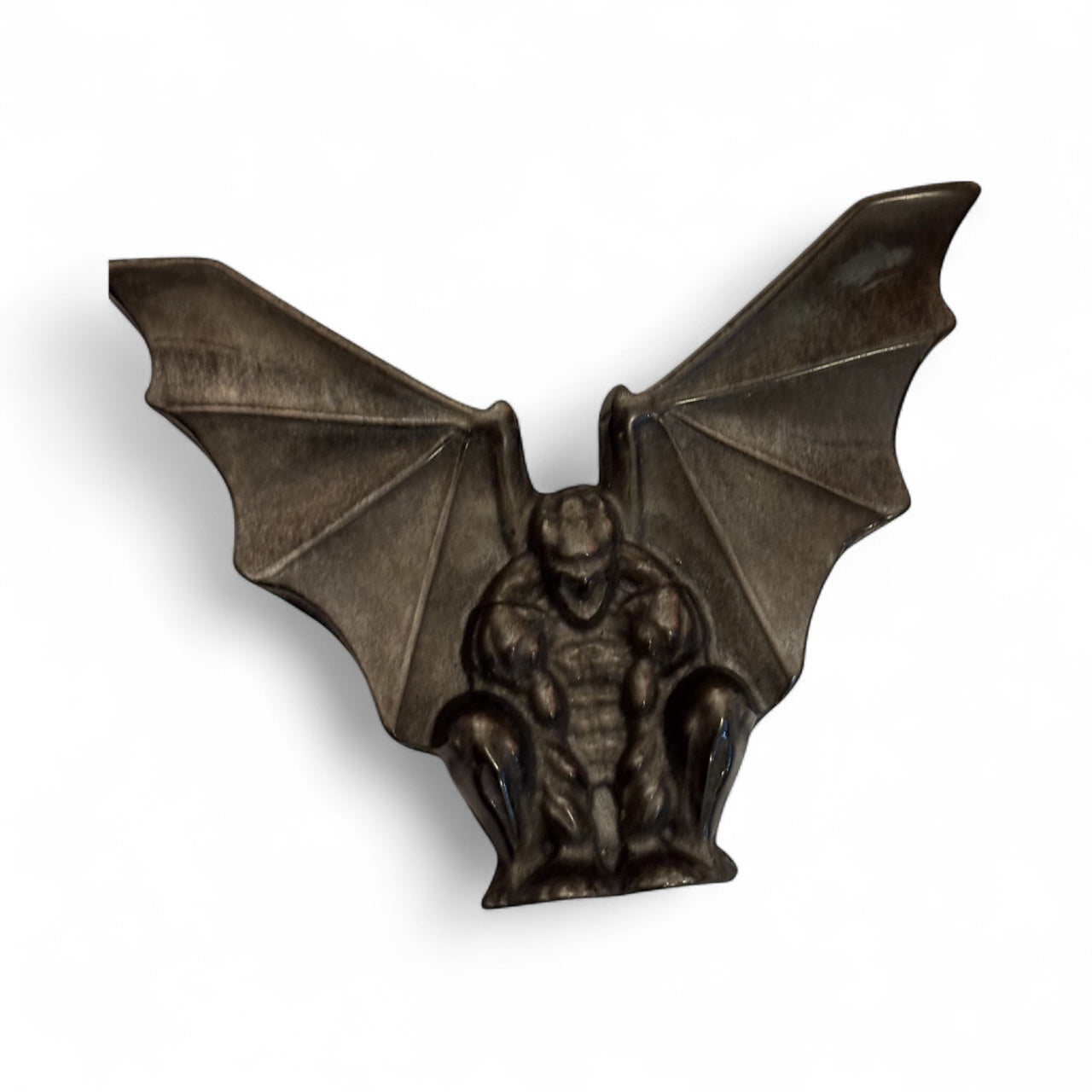 Silver sheen obsidian gargoyle