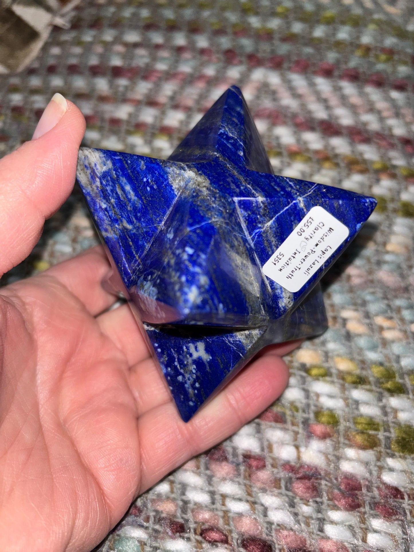 Lapis lazuli Merkaba