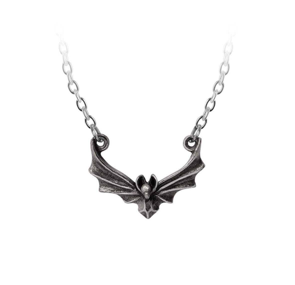 The attic pewter bat pendant by Alchemy England
