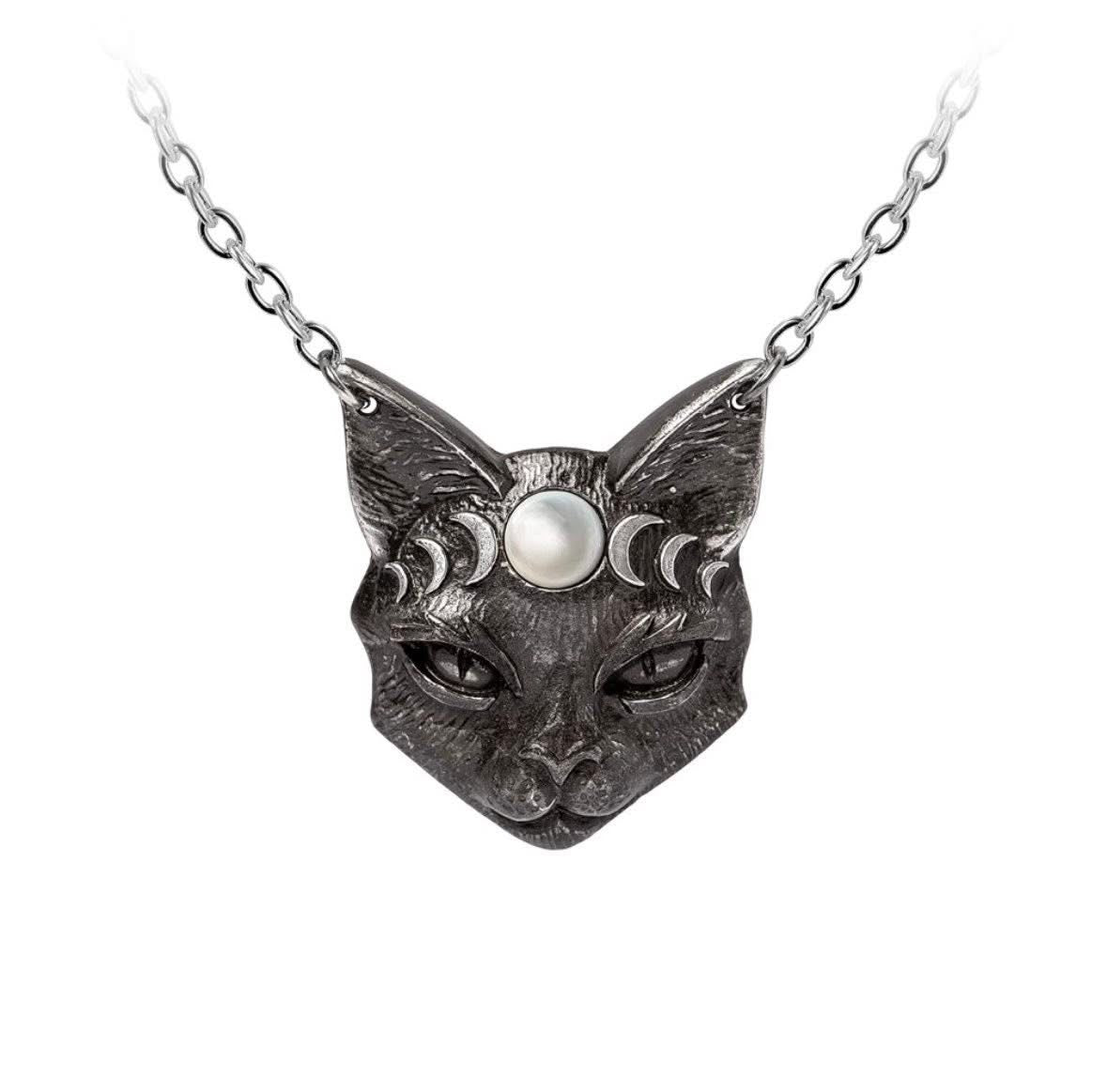 Mystic Moon Cat pendant from Alchemy England