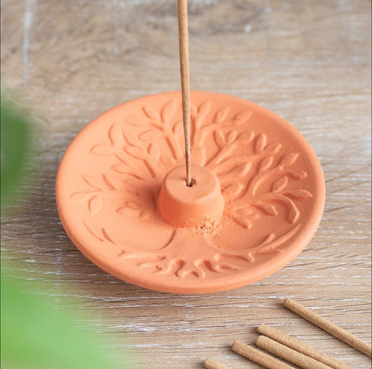 Tree of life incense plate