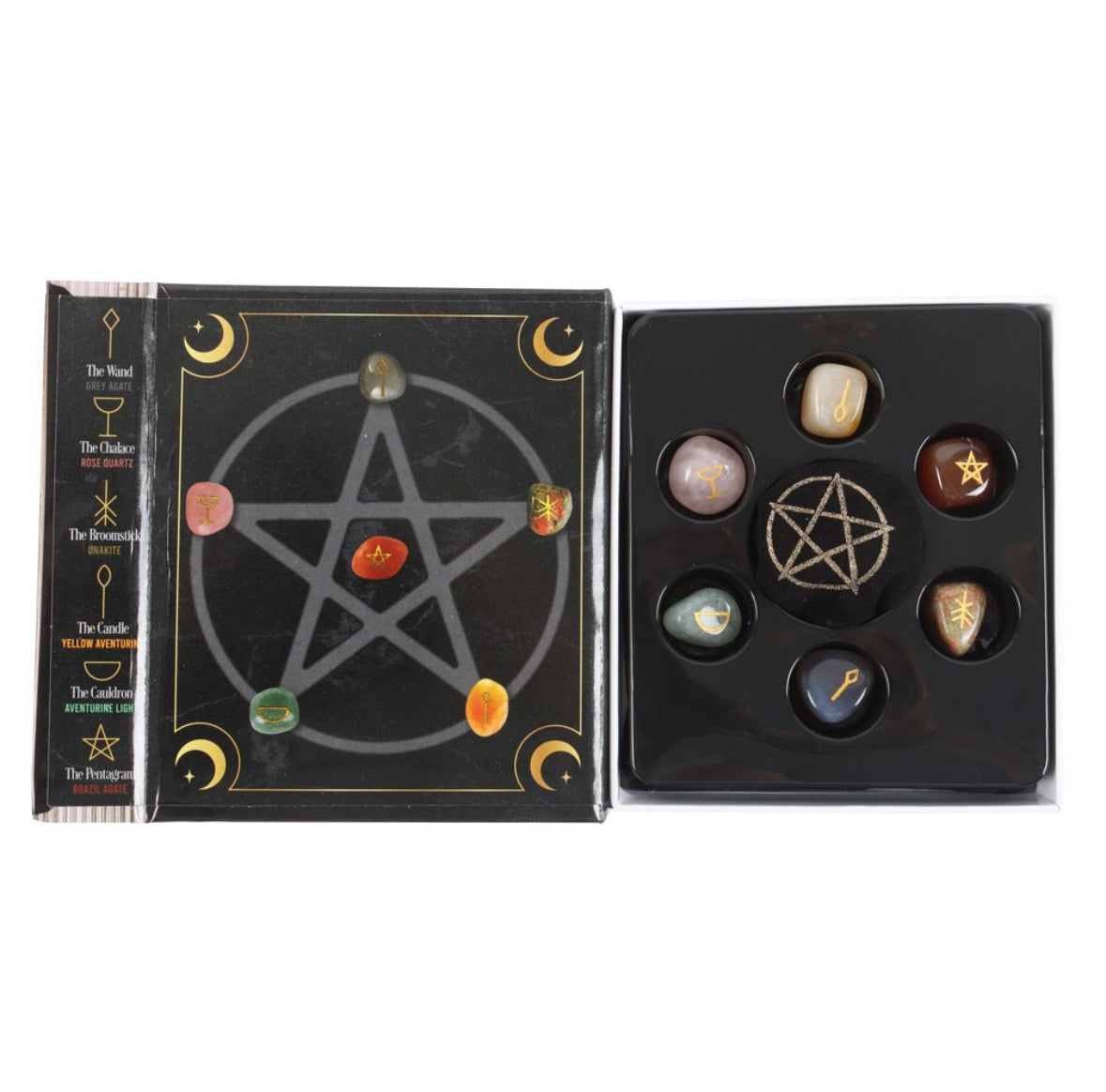 The witches guide to crystals gift set