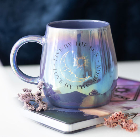 Live by the sun, love by the moon mug