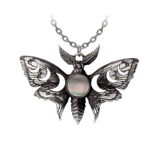 Lunar Moth pendant and necklace by Alchemy England