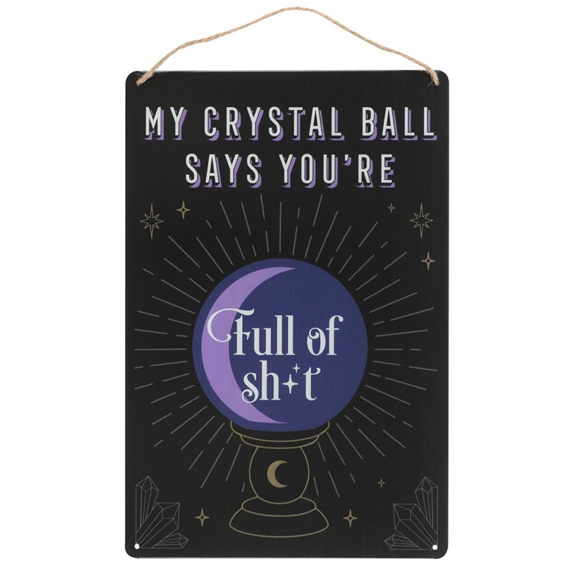 My crystal ball says ****