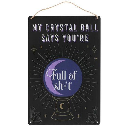 My crystal ball says ****