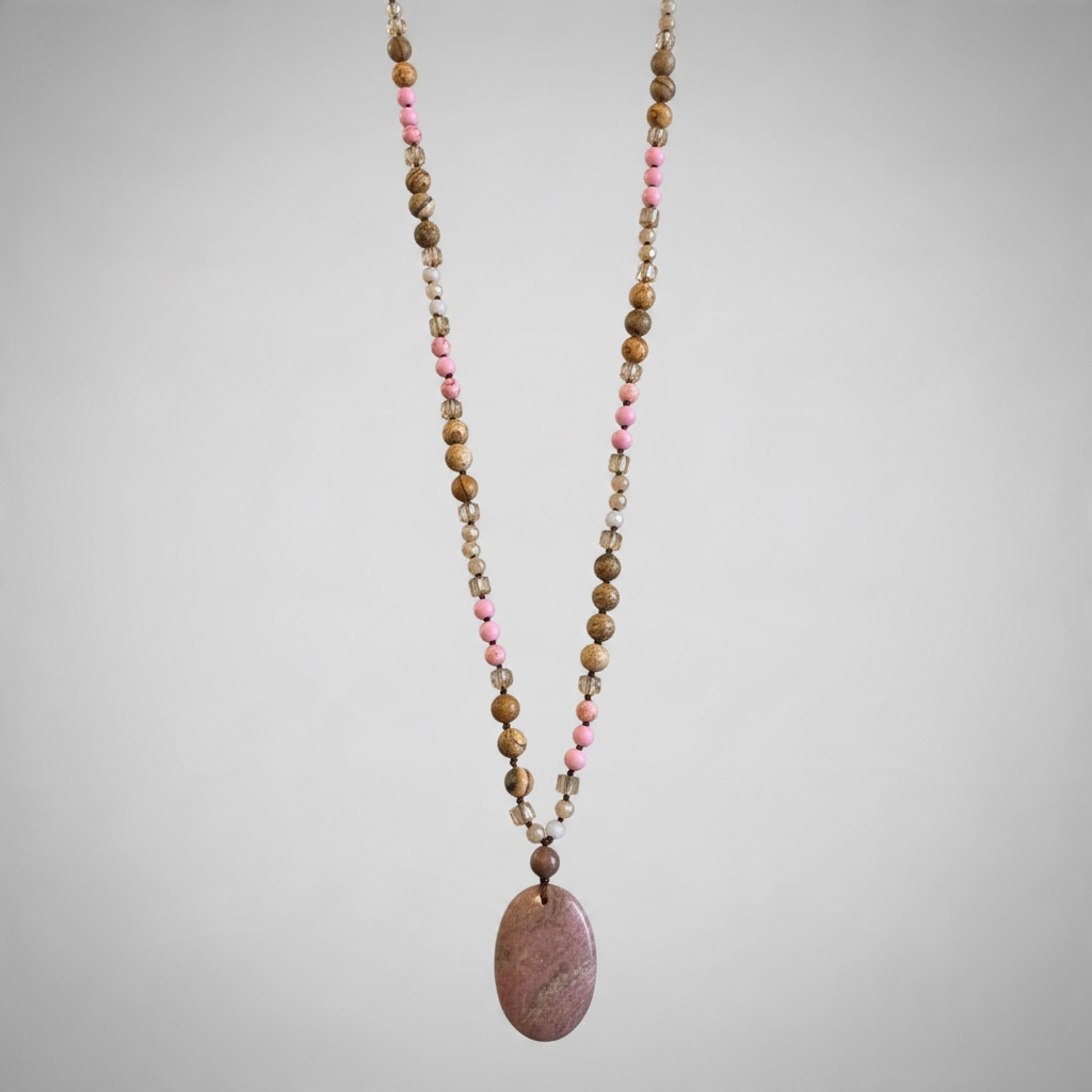 Rhodonite pendant