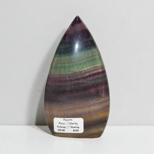 Fluorite teardrop Freeform