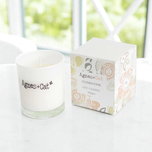 Agnes + Cat Clementine votive candle
