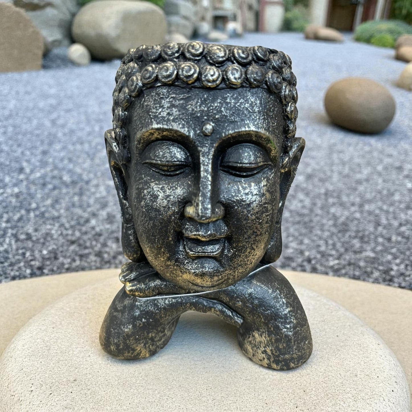 Buddah shaped planter