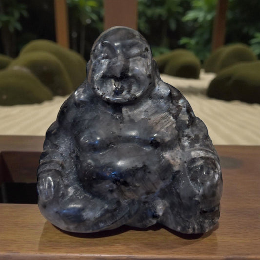 Larvikite buddah