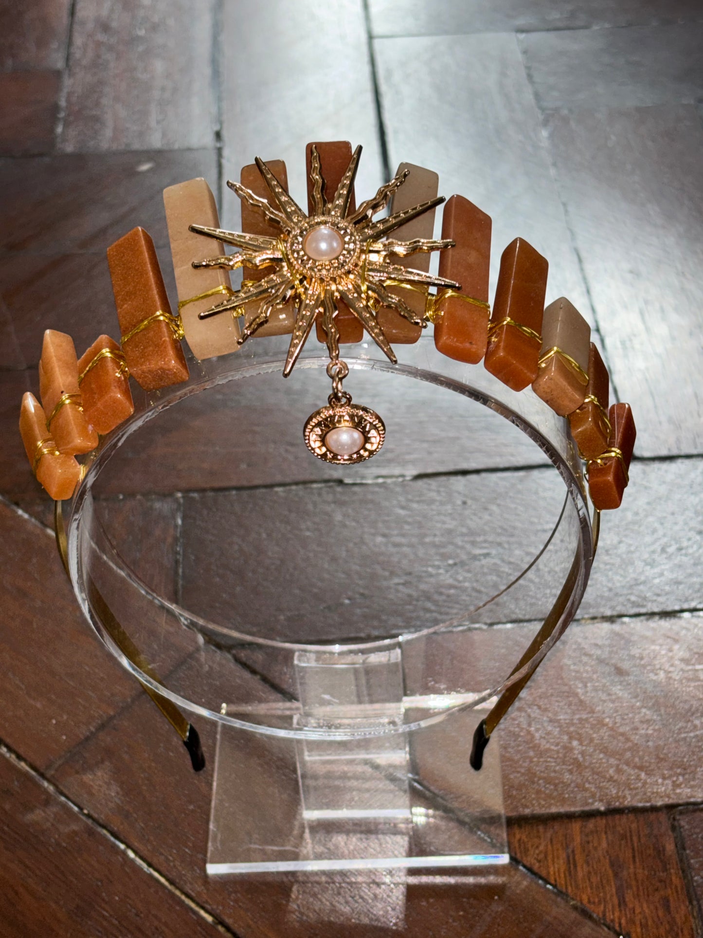Sunstone Crystal Tiara Headband Crown – Perfectly Imperfect