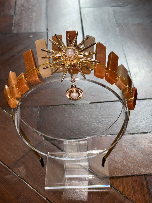 Sunstone Crystal Tiara Headband Crown – Perfectly Imperfect