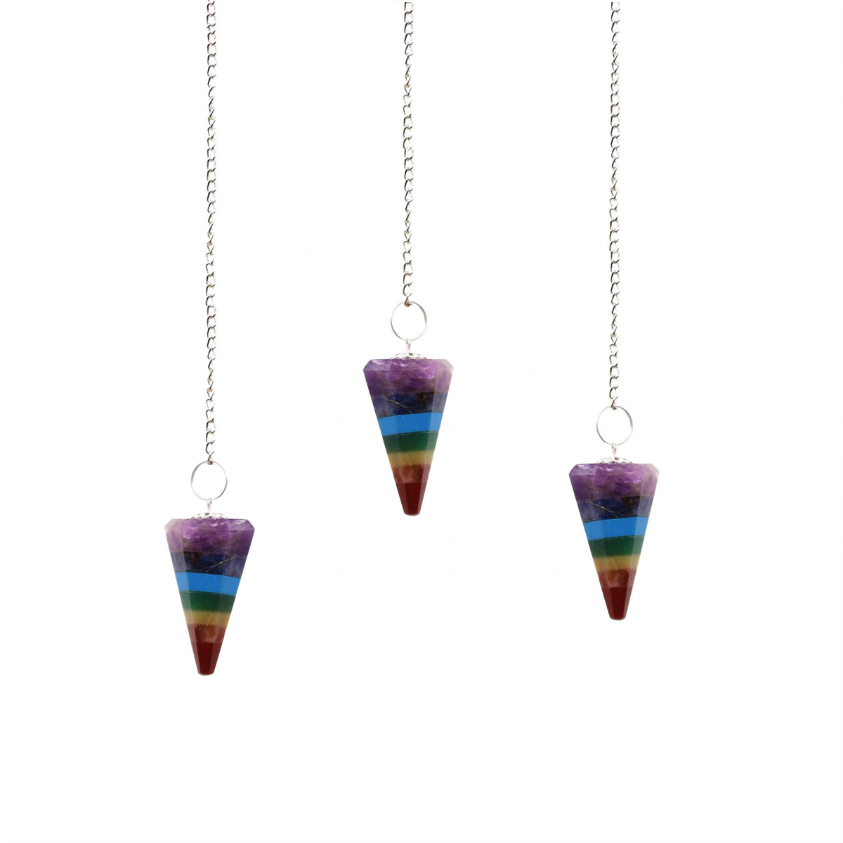 Chakra Style 7 Slice Pendulums