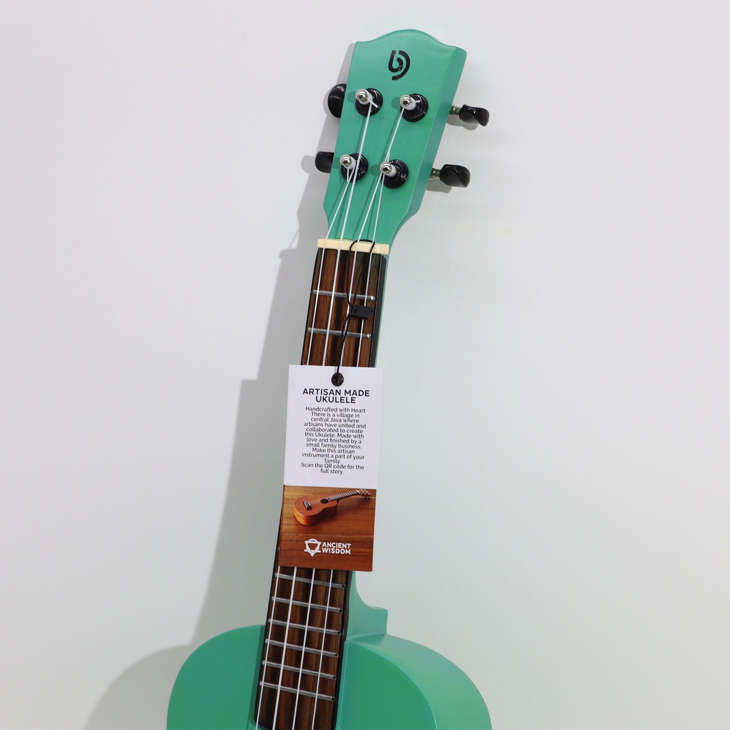 Artisan Made Ukulele - Turquoise Finish (4 String)