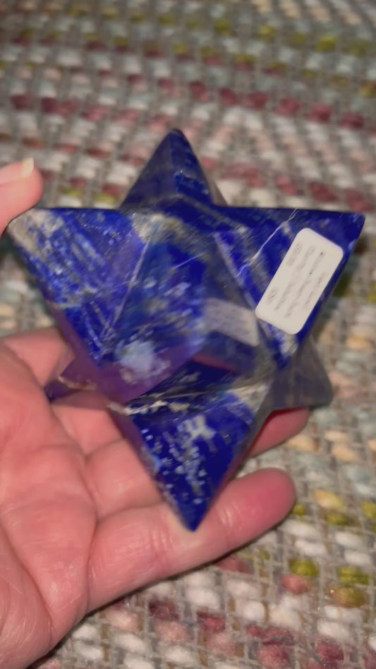Lapis lazuli Merkaba